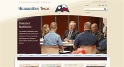 Desktop Screenshot of humanitiestexas.org